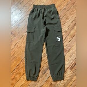 Nike Olive Green Kids Joggers M (like new)